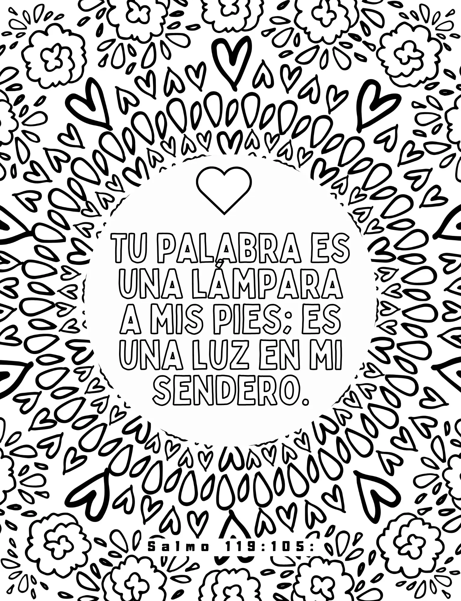 libro de colorear de versos bíblicos