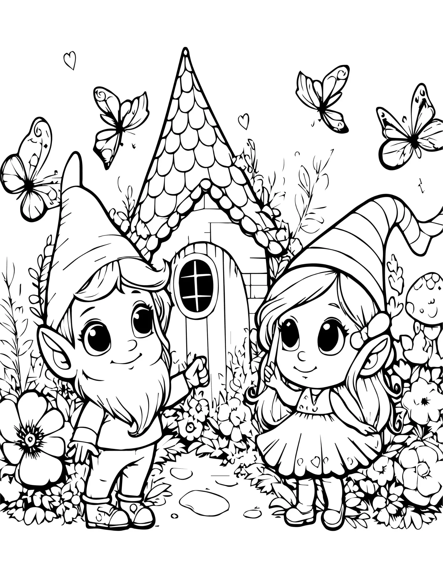 Niño coloreando libro de gnomos vol 2