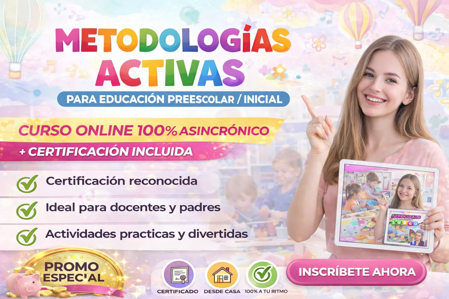 Convierte tu aula en un <span class="text-transparent bg-clip-text bg-gradient-to-r from-purple-600 to-pink-600">Laboratorio de Descubrimiento</span>